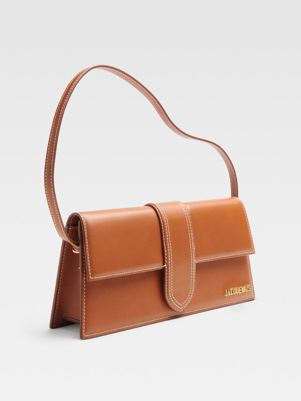 Jacquemus Le Bambino Lange braune Tasche